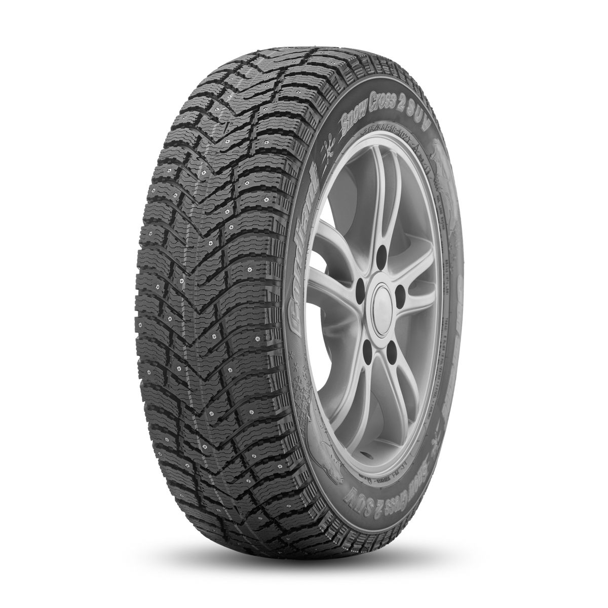 265/60 R18 Автошина Cordiant Snow Cross 2 SUV 114T зимняя шипованная 