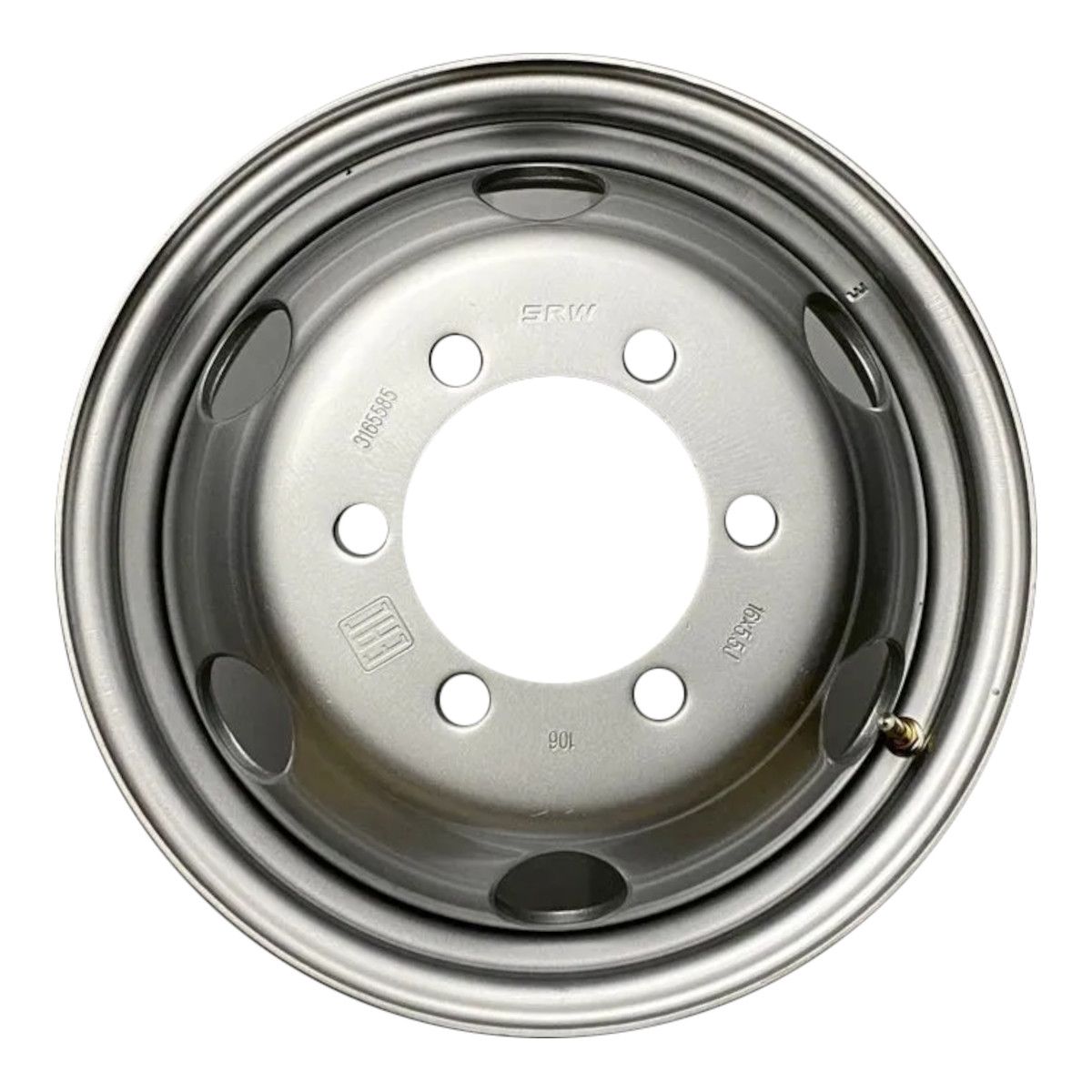 5.5*16/6*170 ET106 D130 Диск штампованный SRW Серебристый Газель (1350 кг) 