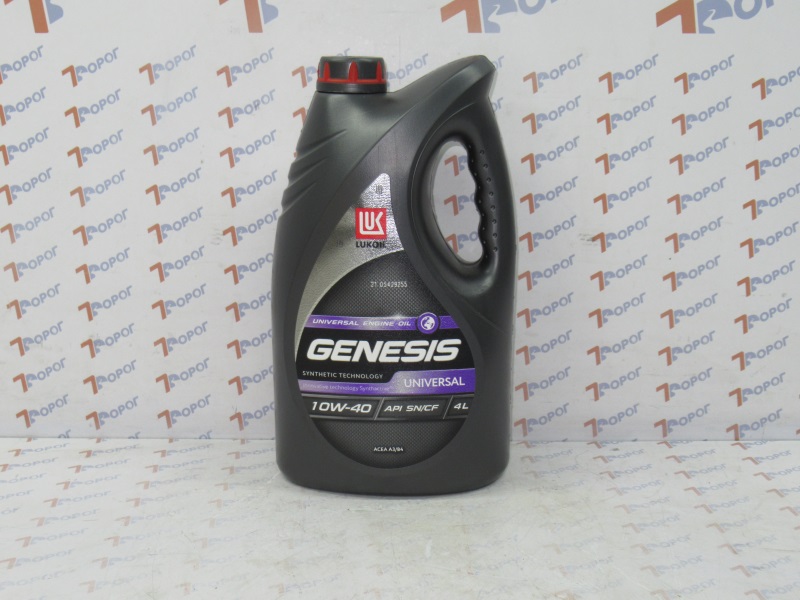 Масло моторное Лукойл Genesis Universal 10W-40 (API: SN/CF, ACEA: A3,B3,B4) п/с, 4 л 