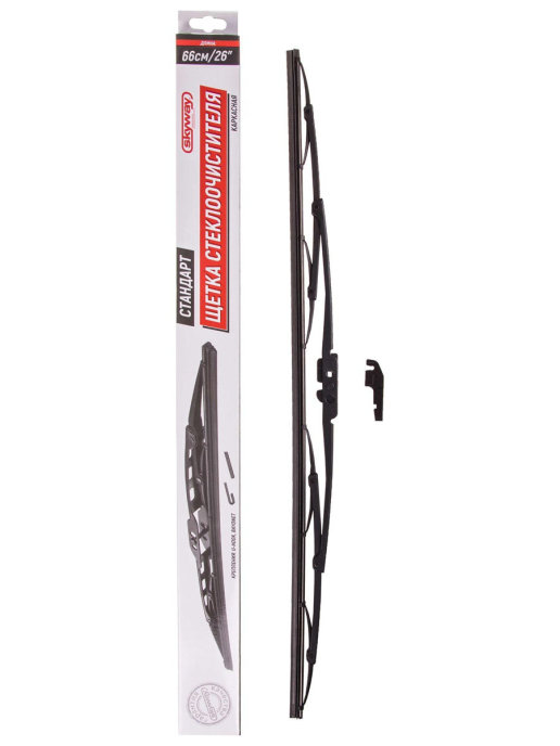 Щетка стеклоочистителя 660 мм каркасная SKYWAY S02702006 