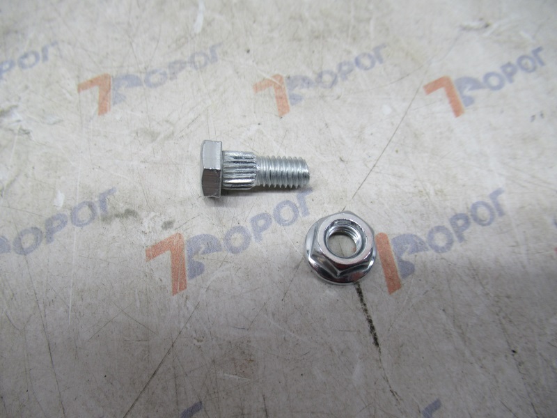 Болт зубчатый с гайкой для крепления сегмента М6*16 MASTER PART 