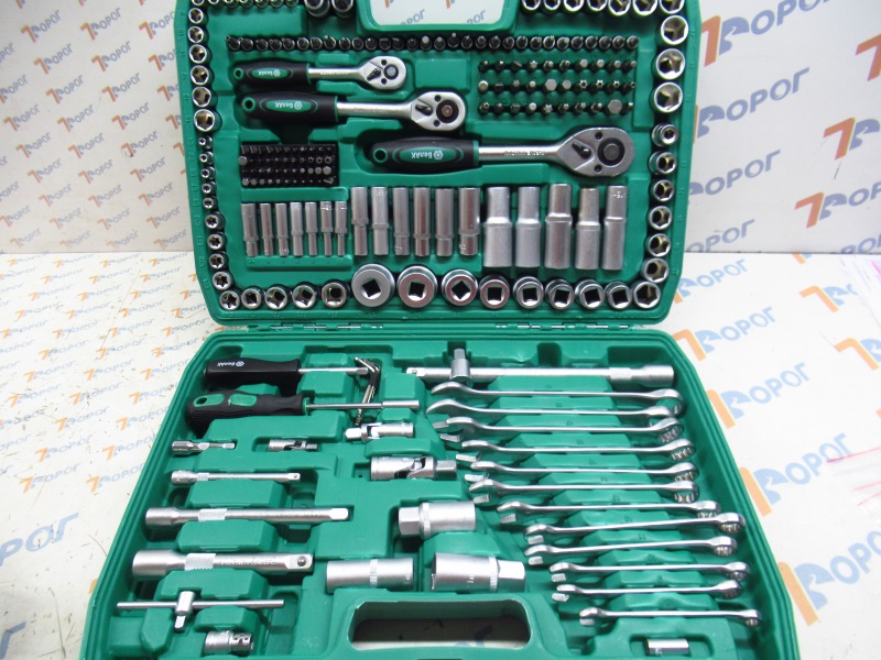 Набор инструмента МАСТЕР 216 предметов 1/4", 3/8", 1/2" БелАК 