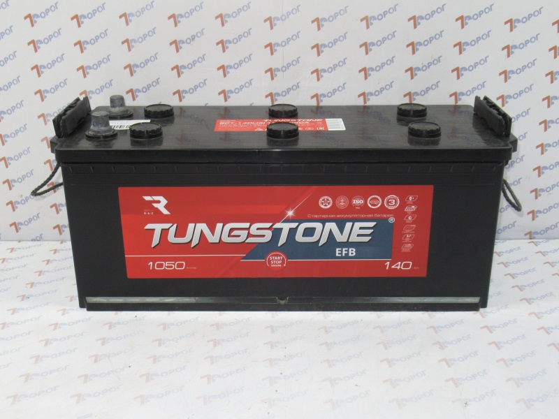 Аккумулятор TUNGSTONE EFB 140Ач 1050А рос.конус 513х189х223 мм 