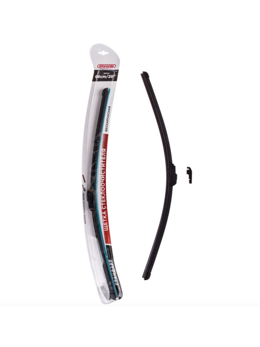 Щетка стеклоочистителя 660 мм бескаркасная SKYWAY S02701027 