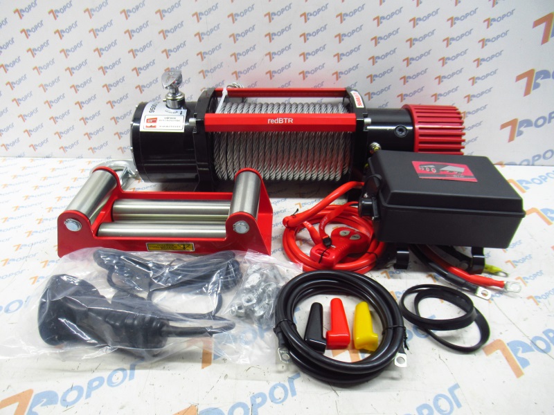 Лебедка RedBTR серия HUNTER 9500 lbs, 12v, 4310 кг, 265:1, пульт ДУ, 989511 
