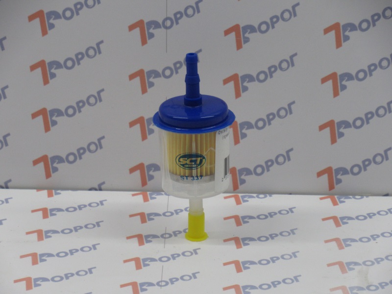 Фильтр топливный ВАЗ, ПАЗ, УАЗ, ГАЗ (прямой) ST337 SCT 