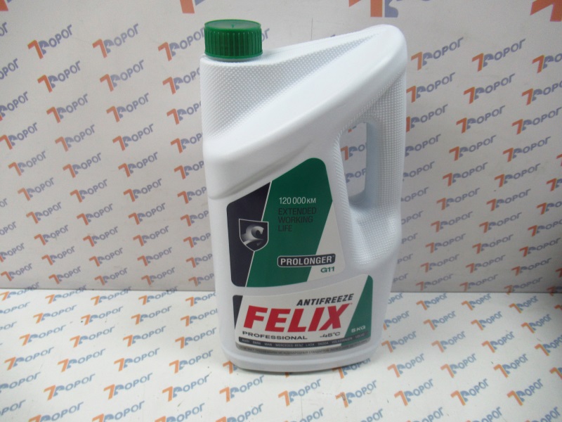 Антифриз FELIX Prolonger G11 (-40C) 430206031 зелёный, 5 кг 