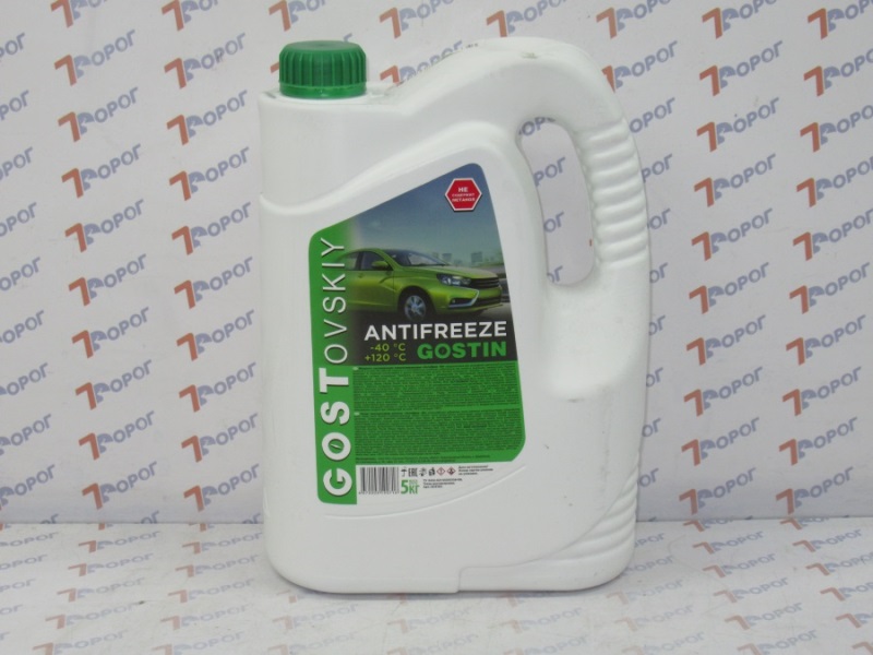 Антифриз ГОСТовский (-40C) 803150 зеленый, 5 кг 