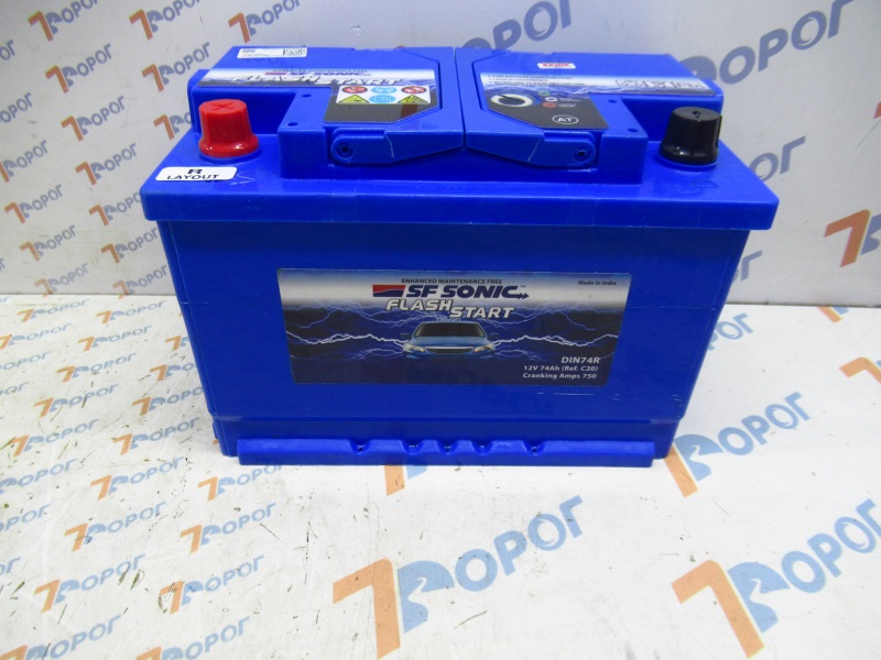 Аккумулятор SF SONIC 74Ач 750А (п/п) 278х175х190 мм 