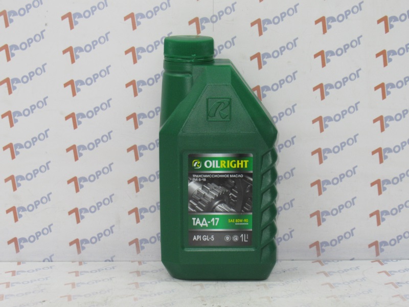 Масло трансмиссионное OIL RIGHT ТАД-17 GL-5 80W-90 минеральное, 1 л 