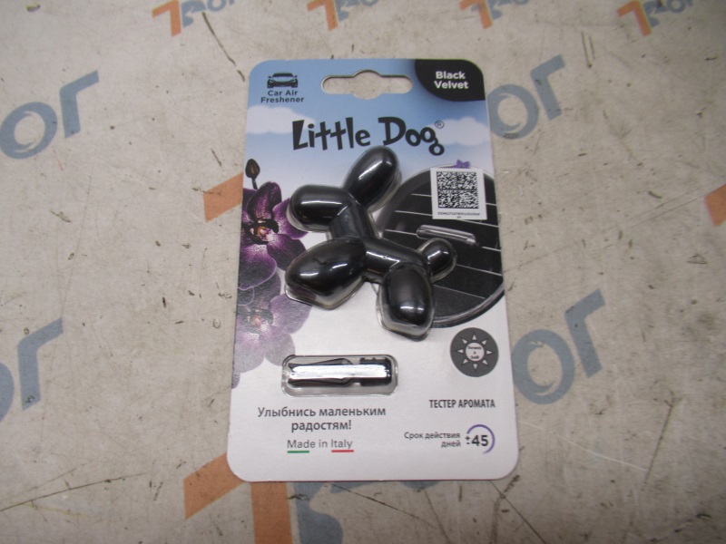 Ароматизатор на дефлектор Little Dog Black Velvet (Черный бархат) LITTLE JOE ED0606 