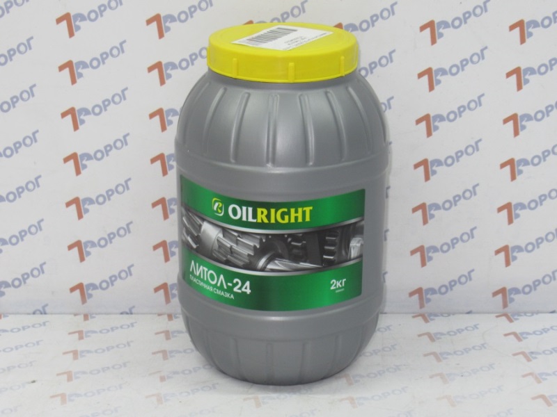Смазка Литол-24 OIL RIGHT 6004, 2 кг 