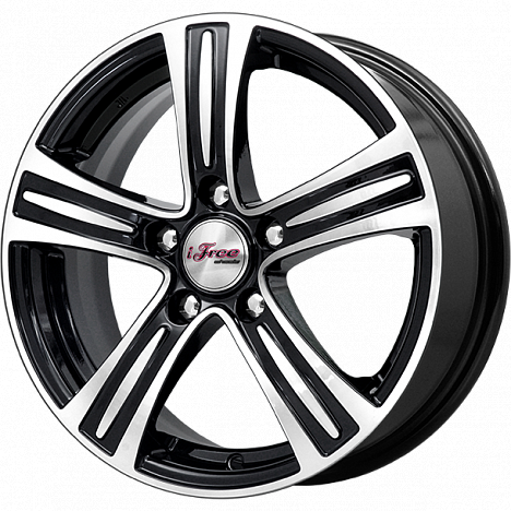 6.0*15/5*100 ЕТ38 D57.1 Диск литой IFree S.U. (КС691) Блэк Джек 