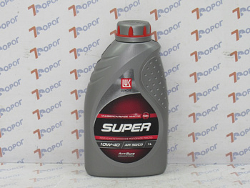 Масло моторное Лукойл Супер 10W-40 SG/CD полусинтетическое, 1 л