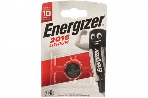 Батарейка тип CR2016-BL2 Energizer Lithum 3В дисковая литиевая