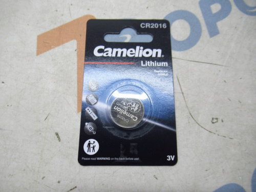 Батарейка тип CR2016 Camelion 3В дисковая литиевая
