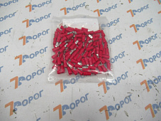 Разъем плоский изолированный MDV 1-110 (папа) 0.8х2,8 мм