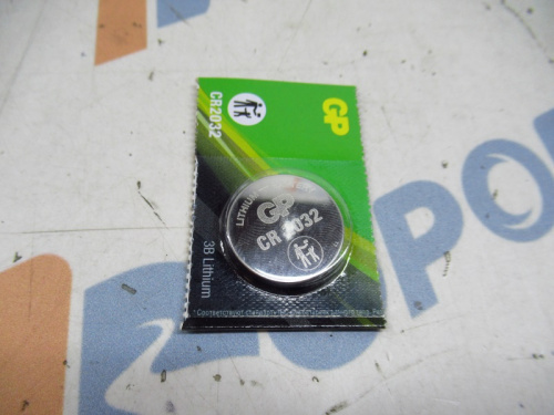 Батарейка тип CR2032 GP Batteries 3В дисковая литиевая