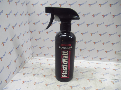 Матовый полироль для пластика и винила салона Shine systems Black Line PlasticMatt SSBL317, 400 мл