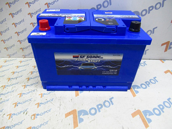 Аккумулятор SF SONIC 74Ач 750А (п/п) 278х175х190 мм