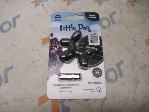 Ароматизатор на дефлектор Little Dog Black Velvet (Черный бархат) LITTLE JOE ED0606